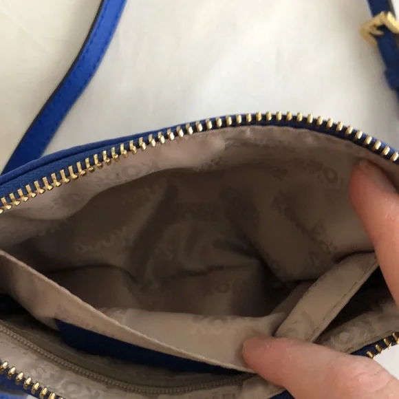 Cobalt Blue Michael Kors Purse - Picture 9 of 10